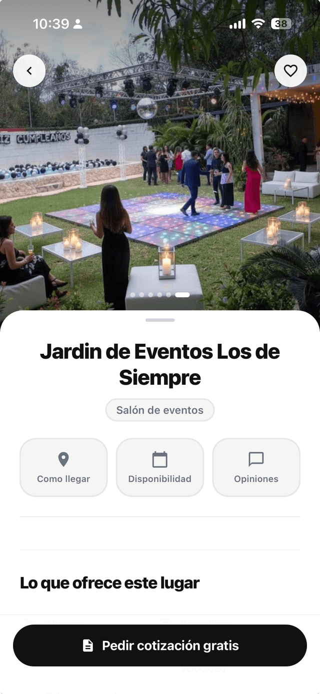 Detalle de salón en Tukiin